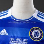 Chelsea 2011-12 Home UEFA Champions League long sleeve Retro Jersey S-XXL - 图片 7