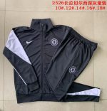 Chelsea 25/26 Dark Grey Kids Jacket - 图片 3