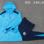 Chelsea 24/25 Half Zip Hoodie Blue