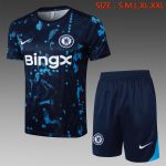 Chelsea 24/25 Blue Spray Print Short Sleeve - 图片 4