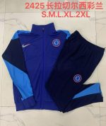 Chelsea 24/25 Colorful Blue Long Zip Jacket - 图片 11