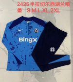 Chelsea 24/25 Blue Half Zip Jacket - 图片 11