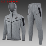 Chelsea 24/25 Gray Full Zip Jacket with Hood