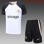 Chelsea 23/24 White Short Sleeve (Black Sleeves)
