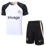 Chelsea 23/24 White Short Sleeve (Black Sleeves) - 图片 10