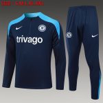 Chelsea 24/25 Blue Half Zip Jacket