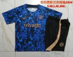 Chelsea 23/24 Colorful Blue Short Sleeve Suit (with 5-inch Shorts) - 图片 11