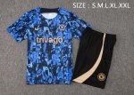 Chelsea 23/24 Colorful Blue Short Sleeve Suit (with 5-inch Shorts) - 图片 2