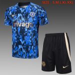 Chelsea 23/24 Colorful Blue Short Sleeve Suit (with 5-inch Shorts) - 图片 9