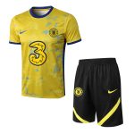 Chelsea 22/23 Yellow Short Sleeve Suit with 5-Inch Shorts - 图片 8