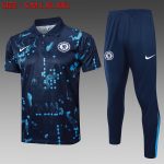 Chelsea 24/25 Polo Lake Blue Spray Print