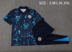 Chelsea 24/25 Polo Lake Blue Spray Print - 图片 2