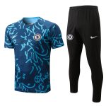 Chelsea 22/23 Blue Full Body Ink Short Sleeve Suit (with Pants) - 图片 5