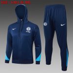 Chelsea 24/25 Blue Full Zip Jacket with Hood