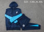 Chelsea 24/25 Blue Full Zip Jacket with Hood - 图片 2