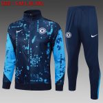 Chelsea 24/25 Blue Ink Spray Long Zip Jacket