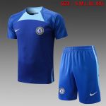 Chelsea 22/23 Colorful Blue Short Sleeve Suit (with 5-inch Shorts)