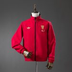Manchester United Reversible Jacket Windbreaker - Black & Red - 图片 2