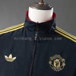 Manchester United Reversible Jacket Windbreaker - Black & Red - 图片 8