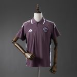 Man Utd 25/26 Polo - Grey Purple