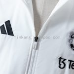 Manchester United Windbreaker - White & Navy Blue - 图片 6