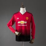 Manchester United 2018-19 Home Long-Sleeve Retro Jersey