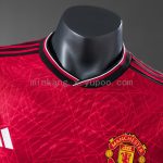 Man Utd 23/24 Home Retro Player Version Jersey - 图片 9