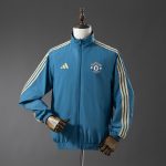 Manchester United Reversible Jacket Windbreaker - Blue & Black - 图片 2