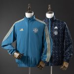 Manchester United Reversible Jacket Windbreaker - Blue & Black - 图片 3
