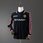 Man Utd 1998/99 Black Long Sleeve Retro Jersey