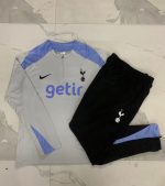 Tottenham Hotspur 24-25 Half Zip Jacket Light Grey - 图片 9