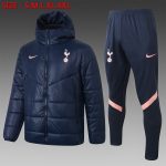 Tottenham Hotspur 2021 Navy Blue Cotton Jacket - 图片 2