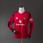 Man Utd 25/26 Home Long Sleeve Jersey