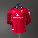 Man Utd 25/26 Home Long Sleeve Player Version Jersey