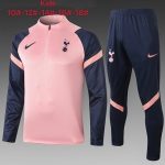 2021 Tottenham Hotspur Pink Half-Zip Jacket Kids
