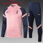 2021 Tottenham Hotspur Pink Half-Zip Jacket Kids - 图片 2