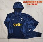 Tottenham Hotspur 23-24 Half-Zip Jacket Navy Blue - 图片 9