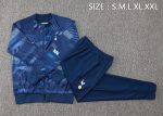 Tottenham Hotspur 23-24 Long Zip Jacket Navy Blue - 图片 2