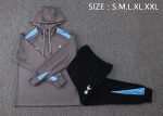 Tottenham Hotspur 24-25 Half-Zip Hoodie Dark Grey - 图片 2