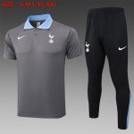 Tottenham Hotspur 24-25 Polo Shirt Dark Grey