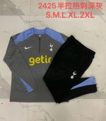 Tottenham Hotspur 24-25 Half-Zip Jacket Dark Gray - 图片 9