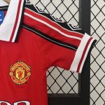 Man Utd 1998/99 Home Kids Jersey - 图片 2