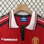 Man Utd 1998/99 Home Kids Jersey - 图片 3