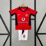Man Utd 2002/04 Home Kids Jersey - 图片 9