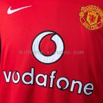 Manchester United 2002-2004 Home Long Sleeve Retro Jersey S-XXL - 图片 4
