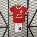 Man Utd 06/07 Home Kids Jersey