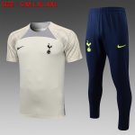 Tottenham Hotspur 22-23 Mustard Yellow Training Short Sleeve Set (with Pants)