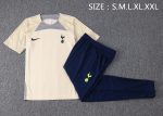 Tottenham Hotspur 22-23 Mustard Yellow Training Short Sleeve Set (with Pants) - 图片 6