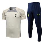 Tottenham Hotspur 22-23 Mustard Yellow Training Short Sleeve Set (with Pants) - 图片 8