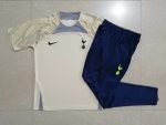 Tottenham Hotspur 22-23 Mustard Yellow Training Short Sleeve Set (with Pants) - 图片 9